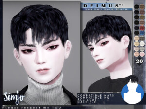 Male Hairstyle Deimus by KIMSimjo at TSR