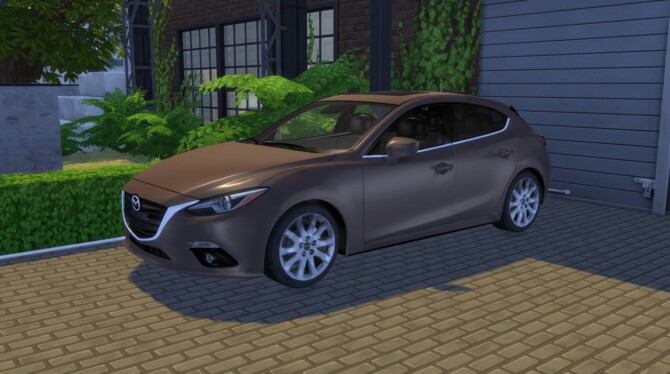 Sims 4 2014 Mazda 3 Hatchback at Modern Crafter CC
