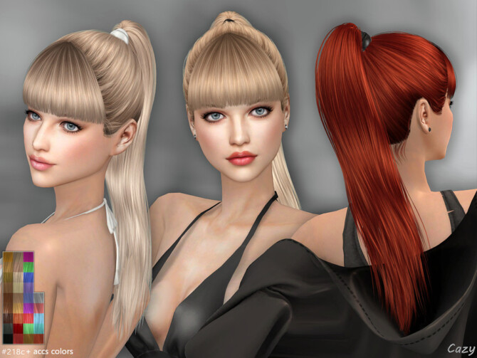 Sims 4 Lis   Female Hairstyle Set by Cazy at TSR