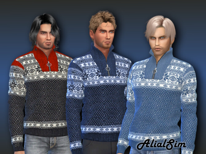 Sims 4 Nordlys wool sweater at Alial Sim