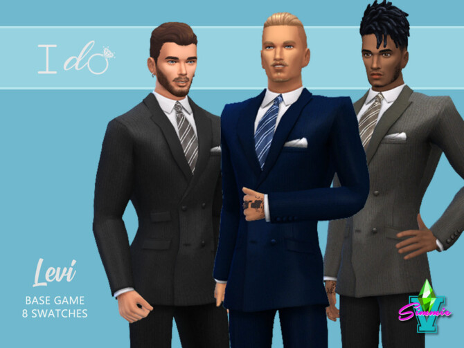 Sims 4 I Do Suit by SimmieV at TSR