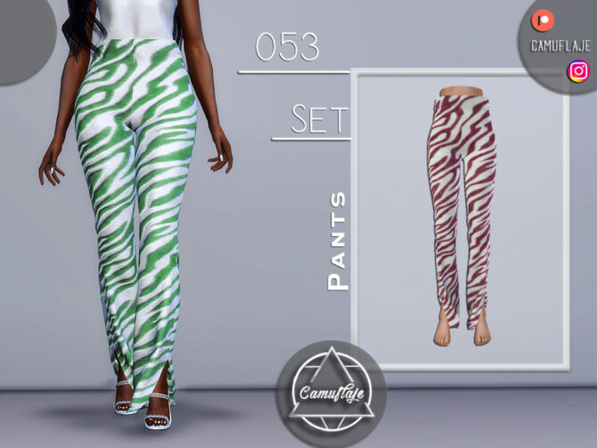 Sims 4 SET 053   Pants by Camuflaje at TSR