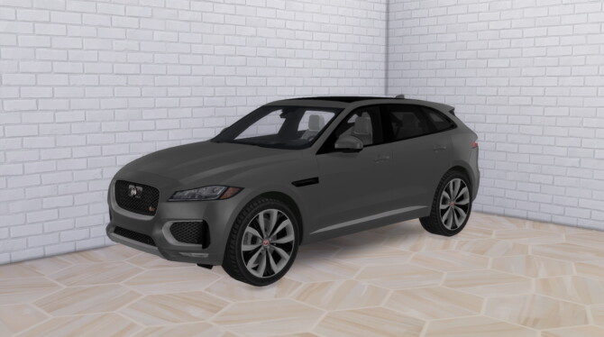 Sims 4 2017 Jaguar F PACE S at Modern Crafter CC