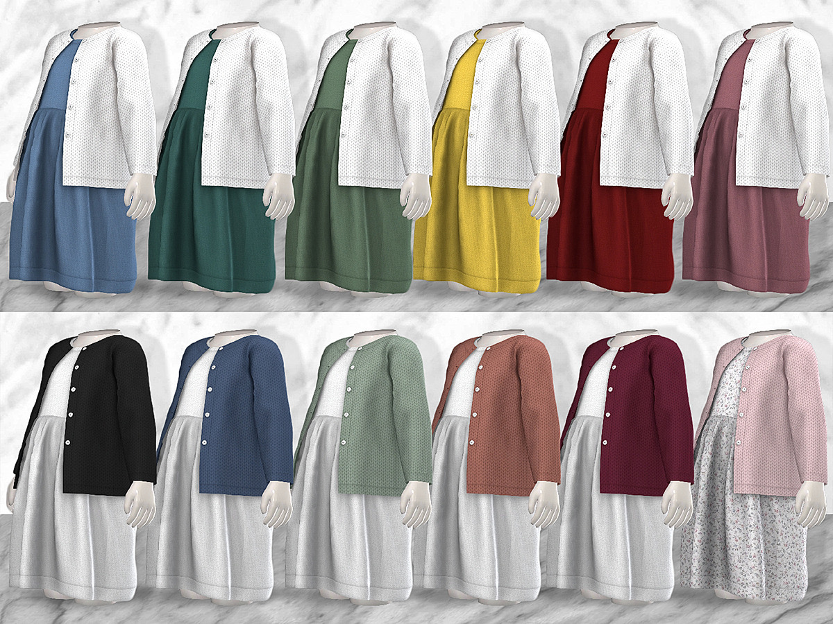 Alice Cardigan and Sweater (#31) at TØMMERAAS » Sims 4 Updates