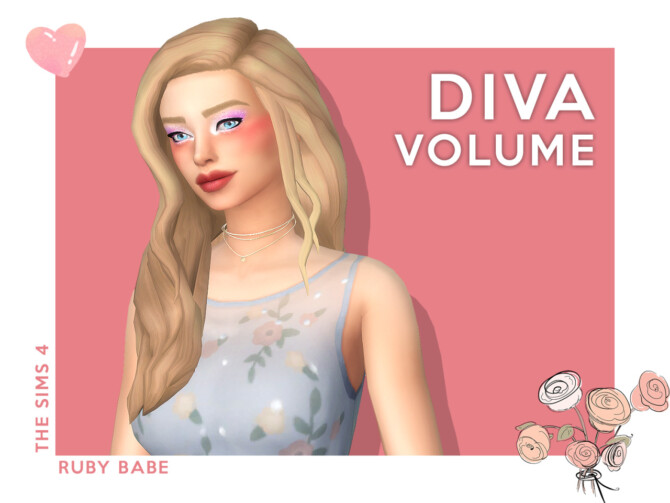 Sims 4 Diva Volume Hair at Gorgeous Sims