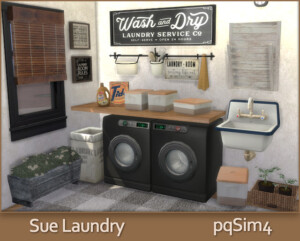 Sue Laundry at pqSims4
