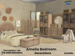 Amelia Bedroom Decorations by kardofe at TSR