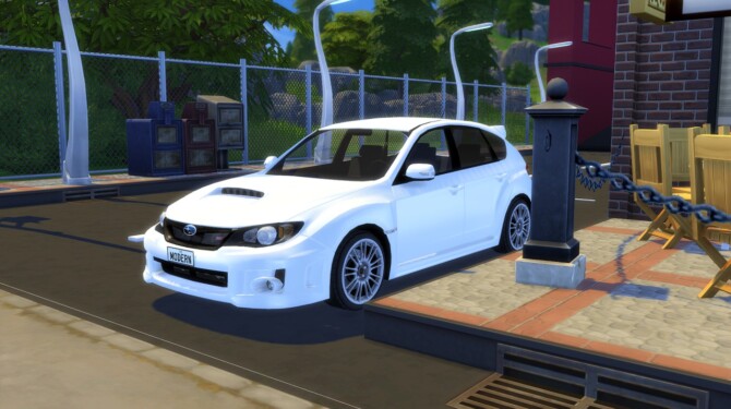 Sims 4 2009 Subaru Impreza WRX STi Hatch at Modern Crafter CC