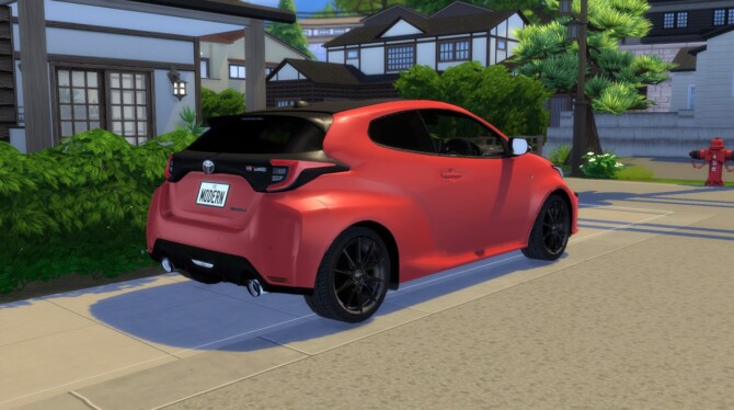 Sims 4 2020 Toyota GR Yaris at Modern Crafter CC