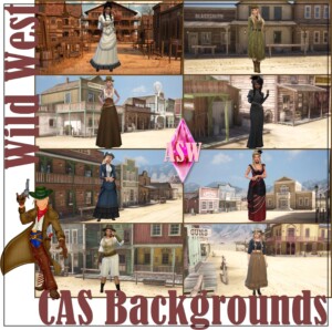 CAS Backgrounds * Wild West at Annett’s Sims 4 Welt
