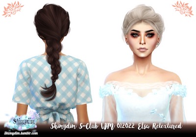 Sims 4 S4 S Club WM 012022 Elsa Retexture at Shimydim Sims