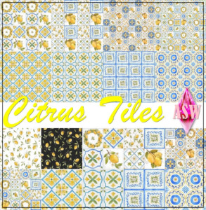 Citrus Tiles Wallpaper & Floors at Annett’s Sims 4 Welt