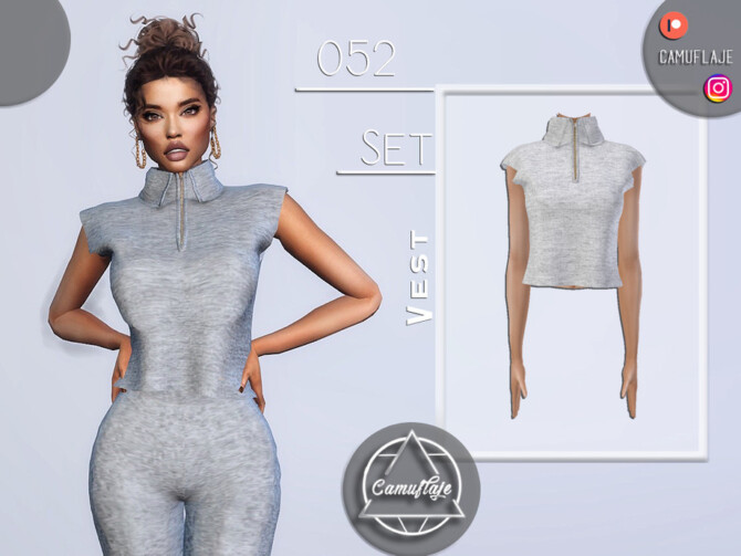 Sims 4 SET 052   Vest by Camuflaje at TSR