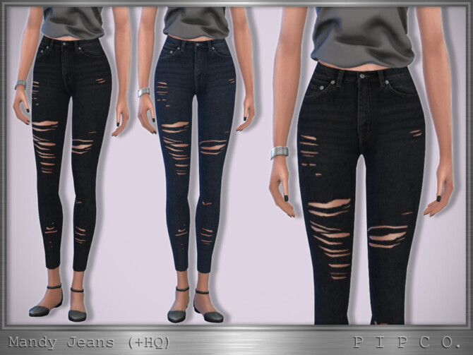 Sims 4 Mandy Jeans by Pipco at TSR