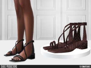 849 – Heeled Sandals by ShakeProductions at TSR