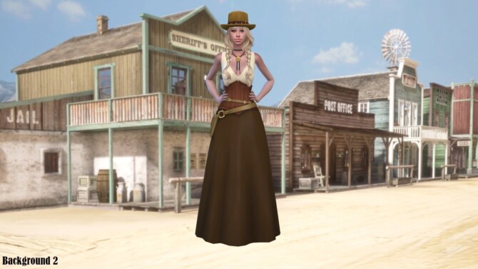 Sims 4 CAS Backgrounds * Wild West at Annett’s Sims 4 Welt