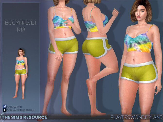 Sims 4 BodyPreset N13 by PlayersWonderland at TSR