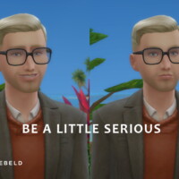Be A Little Serious By Onebeld At Mod The Sims 4
