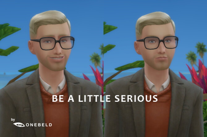 Be A Little Serious By Onebeld At Mod The Sims 4