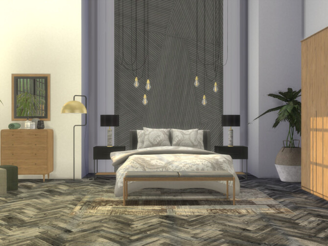Sims 4 Glen Bedroom by ArtVitalex at TSR