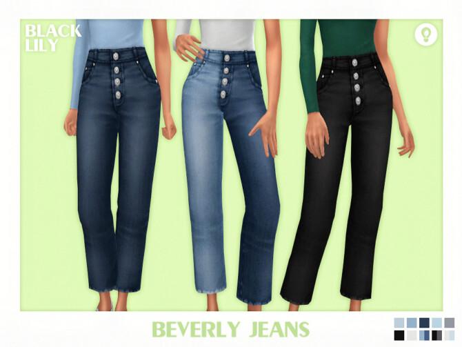 Sims 4 Beverly Jeans by Black Lily at TSR