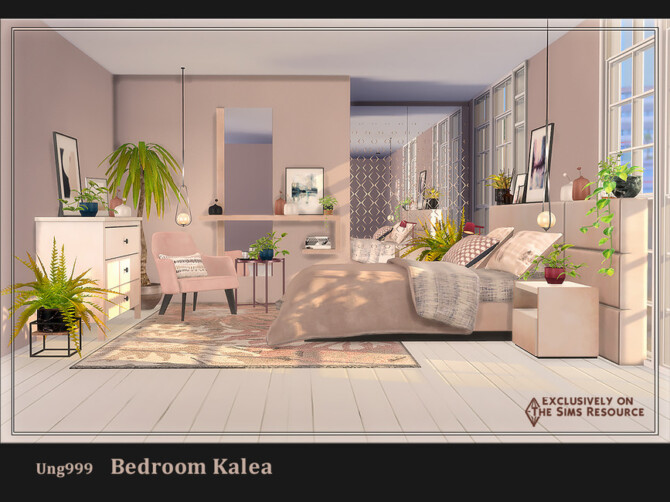 Sims 4 Bedroom Kalea by ung999 at TSR