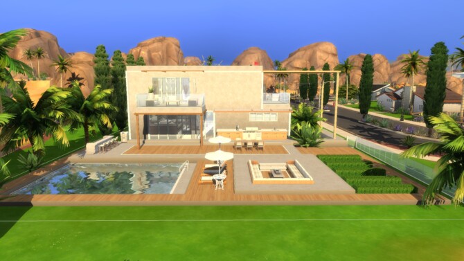 Sims 4 Modern Family House by plumbobkingdom at Mod The Sims 4