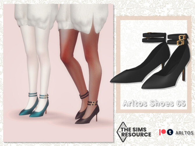Sims 4 Luxury high heels 65 by Arltos at TSR