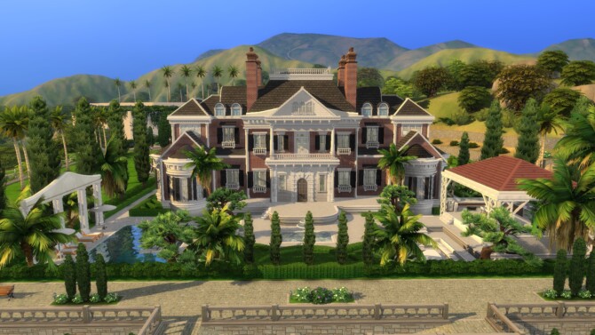 Sims 4 Classic Manor by plumbobkingdom at Mod The Sims 4