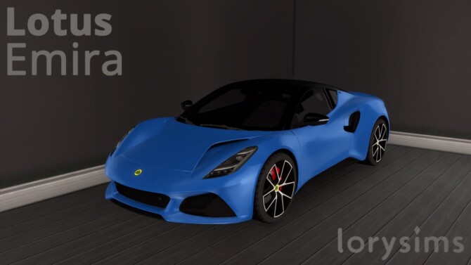 Sims 4 2022 Lotus Emira at LorySims