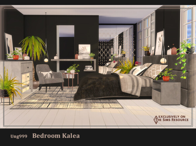 Sims 4 Bedroom Kalea by ung999 at TSR