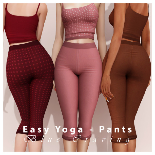 Sims 4 EASY YOGA SET at Blue Craving