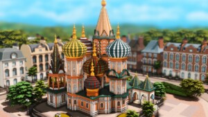 Saint Basil’s Cathedral by plumbobkingdom at Mod The Sims 4