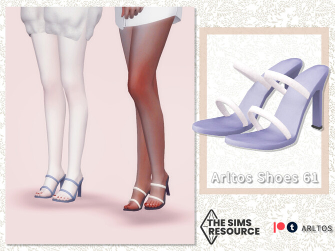 Sims 4 Simple sandals 61 by Arltos at TSR