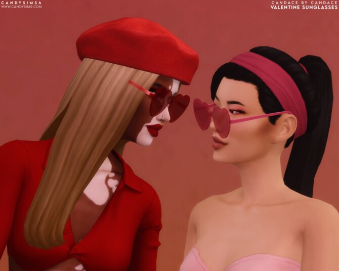 Sims 4 VALENTINE SUNGLASSES at Candy Sims 4