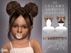 Leilany Hairstyle [Toddler] by DarkNighTt at TSR