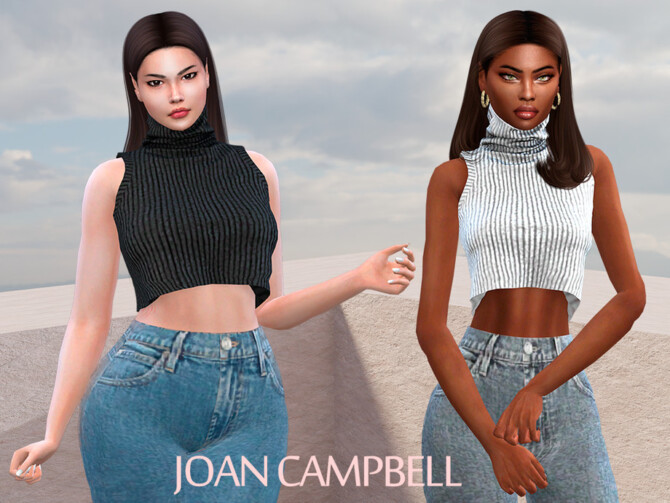 Sims 4 Elizabeth Top by Joan Campbell Beauty at TSR