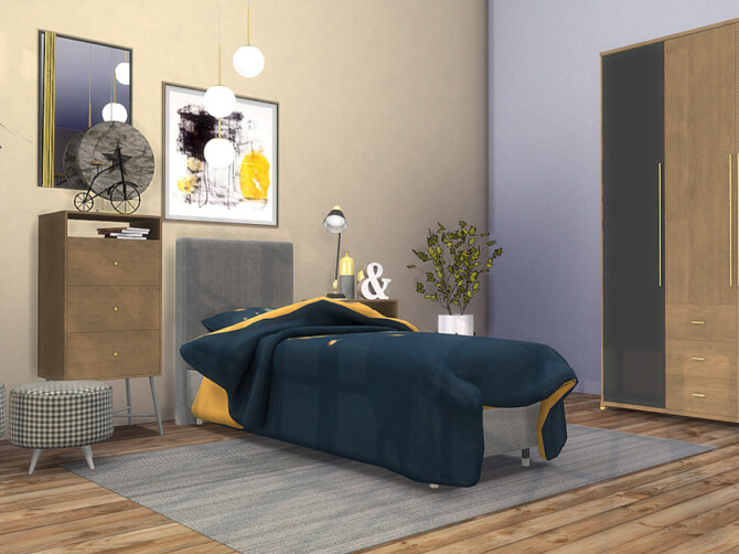 Sims 4 Houston Teen Bedroom by ArtVitalex at TSR