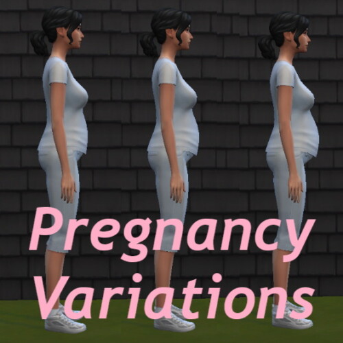 Pregnancy Variations By Karthmanter At Mod The Sims 4