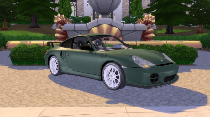 Sims 4 2003 Porsche 911 GT2 at Modern Crafter CC
