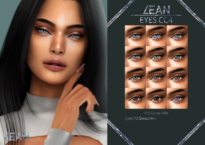 Sims 4 LEAN EYES CC4 at LEAN