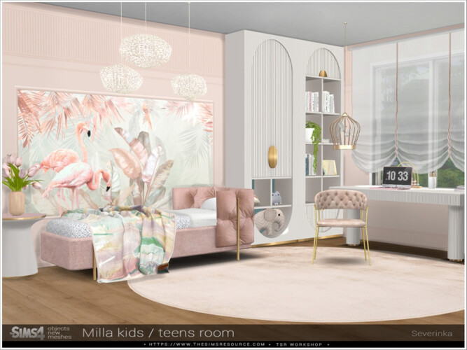 Milla kids/teens room by Severinka_ at TSR » Sims 4 Updates