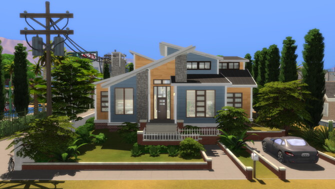 Sims 4 Mid Century Family House  by  plumbobkingdom at Mod The Sims 4