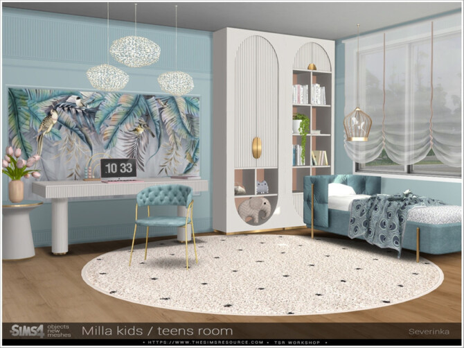 Sims 4 Milla kids/teens room by Severinka  at TSR
