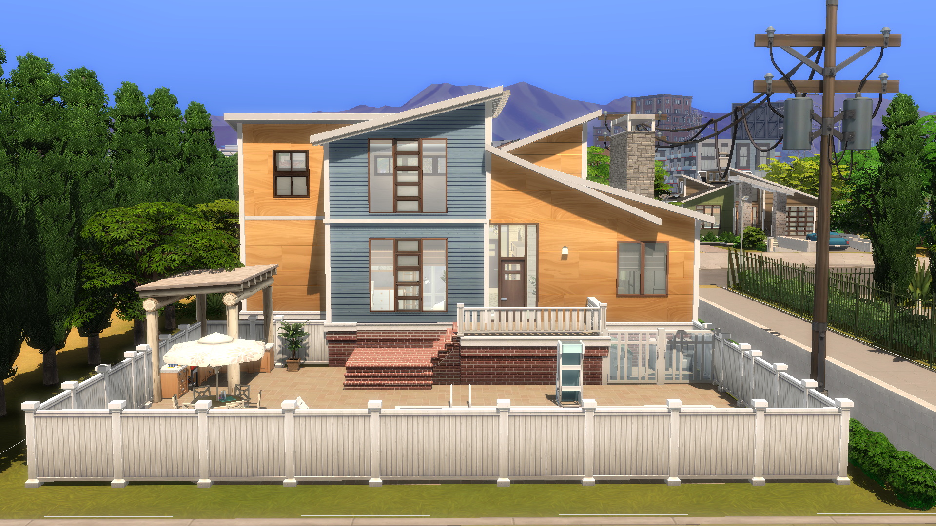 Mid-Century Family House by plumbobkingdom at Mod The Sims 4 » Sims 4 ...