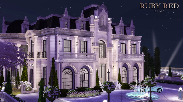 Beverly Hills Mansion At Ruby Red