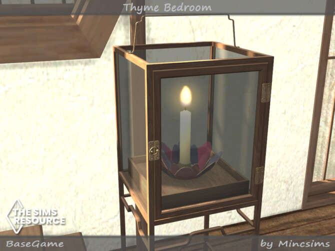 Sims 4 Thyme Bedroom by Mincsims at TSR