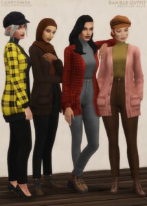 DANIELE OUTFIT at Candy Sims 4