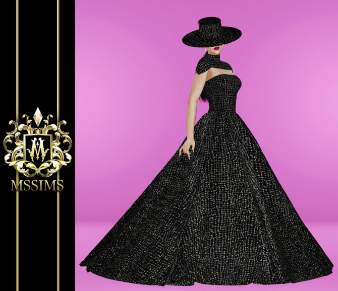 Sims 4 FALL 2020 GOWN at MSSIMS