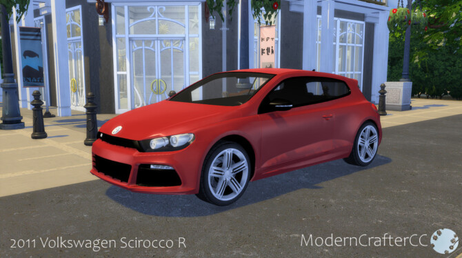 Sims 4 2011 Volkswagen Scirocco R at Modern Crafter CC
